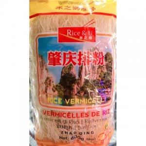 14719 8847100980984 RICE&U ZHAO QING SPAGHETTI DI RISO 400G