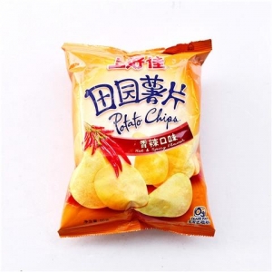 rbs17648f.jpg 17648 6909409040782 OISHI POTATO CHIP GUSTO POMODORO HOT 50G