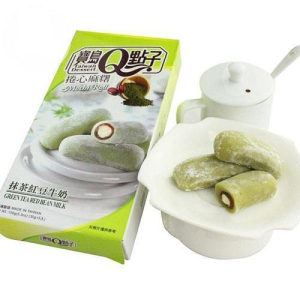 rbs1839f.jpg 1839 4711931023391 TAIWAN DESSERT JAPANESE MOCHI ROLL GREEN TEA RED BEAN MILK 210G