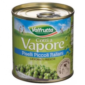 18662 8001440116735 VALFRUTTA PISELLI PICCOLI ITA AL VAPORE 150G