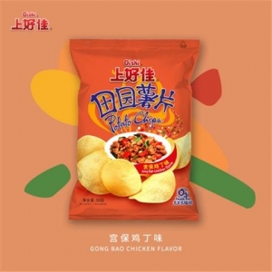 rbs25352f.jpg 25352 6926265331793 OISHI POPATO CHIPS GONG BAO CHICKEN FLAVOOR 50G