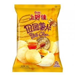 rbs25390f.jpg 25390 6926265331816 OISHI POPATO CHIPS HONEY BUTTER FLAVOR 50G