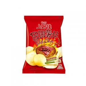 rbs27339f.jpg 27339 6926265331786 OISHI POTATO CHIPS BBQ RIBS FLAVOR 50G