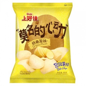 rbs27341f.jpg 27341 6909409040720 OISHI POTATO CHIPS ORIGINAL FLAVOR 50G