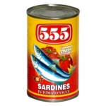 31990 748485200026 SARDINES IN TOMATO SAUCE PICCANTE 555 REGULAR 155G