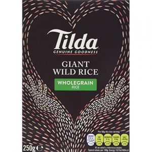 36504 5011157110912 TILDA GIANT WILD RICE 250G