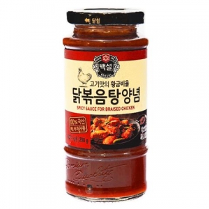 rbs43133f.jpg 43133 8801007185781 CJ BEKSUL SPICY SAUCE FOR BRAISED CHICKEN 290G