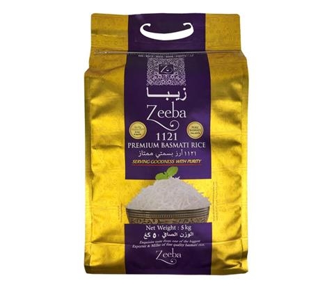 43413 8906076270793 ZEEBA PREMIUM BASMATI RICE 5KG