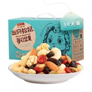 rbs43893f.jpg 43893 6956511921799 SNACK FRUTTA SECCA THREE SQUIRRELS 30PZ 750G