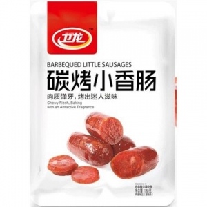 rbs43907f.jpg 43907 6971258741790 WEILONG BARBEQUED LITTLE SAUSAGES TANGKAO XIAOXIANGCHAN 80G