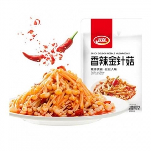 rbs44500f.jpg 44500 6971258742131 WEILONG SPICY GOLDEN NEEDLE MUSHOOMS 150G