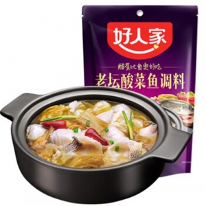 rbs44558f.jpg 44558 6920143500905 HAORENJIA SEASONING FOR FISH WITH LAOTAN SOUR CABBAGE 360G