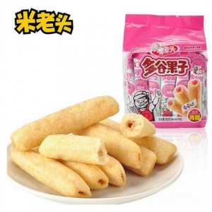 rbs44603f.jpg 44603 6934364807729 MILAOTOU DUOGU GUOZI UNCLE POP RICE CRACKER FRAGOLA 160G