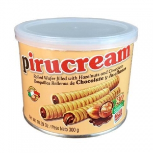 rbs44628f.jpg 44628 7466762939010 PIRULIN 155G WAFER ARROTOLATI CON RIPIENO DI CREMA