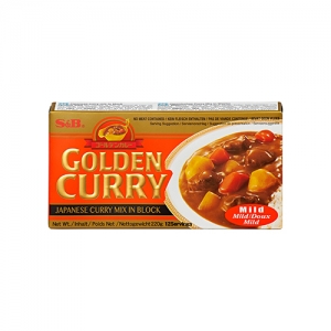 rbs47133f.jpg 47133 4901002075415 JSB075 S&B GOLDEN CURRY JAPANESE CURRY MIX IN BLOCK MILD 220G