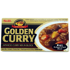 rbs47134f.jpg 47134 4901002075439 JSB077 S&B GOLDEN CURRY JAPANESE CURRY MIX IN BLOCK HOT 220G