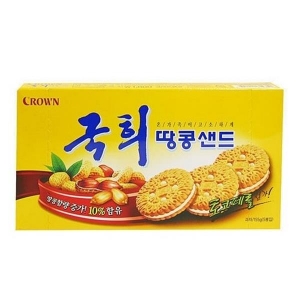 rbs47868f.jpg 47868 8801111614344 CROWN SANDWICH COOKIE PEANUT 70G