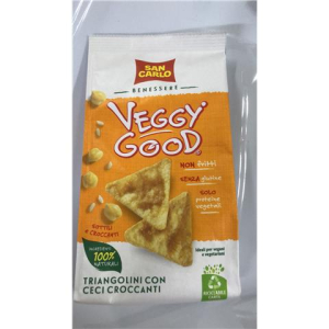 rbs50144f.jpg 50144 8003130845048 SAN CARLO VEGGY GOOD TRIANGOLINI CON CECI CROCCANTI 65G