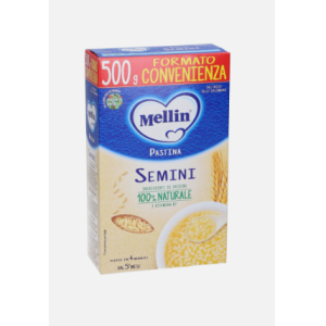 rbs50763f.png 50763 8017619400185 MELLIN PASTA SEMINI 500G
