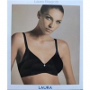 51517 8301013114145 000-SLA90225S-NRO_4C L/B LAURA REGGISENO SFODERATO CON FERRETTO MICR. NERO 4C