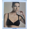 51523 8301013114503 000-SLA90226S-NRO_4C L/B LAURA REGGISENO SFODERATO SENZA FERRETTO MICR. NERO 4C