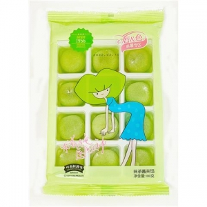 rbs53356f.jpg 53356 6915961670060 HUINING MOCHI CON RIPIENO MACHA FLAVOR 180G