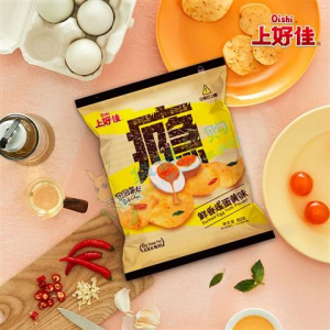 rbs57762f.jpg 57762 6926265353405 OISHI POTATO CHIPS SALTED EGG YOLK FLAVOR 60G
