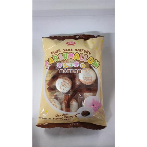 rbs58126f.jpg 58126 4902804800014 SIZHOU FOUR SEAS DAIFUKU MARSHMALLOW RIDAFU CHOCOLATE MIANHUATANG 58G