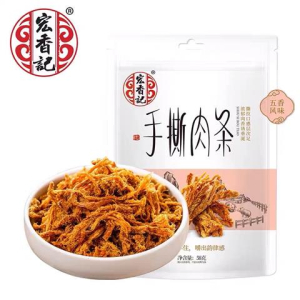 rbs59297f.jpg 59297 6936001302932 HONGXIANGJI SHOUSI ROUTIAO SNACK A BASE DI SOIA CINQUE AROMI FLAVOR 58G