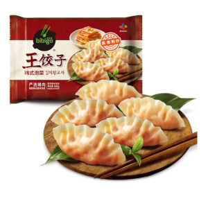 rbs60092f.jpg 60092 6955797200710 CJ BIBIGO GYOZA DUMPLINGS KIMCHI 490G
