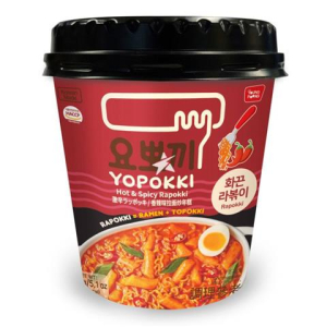 rbs62959f.jpg 62959 8809054402363 YOPOKKI CUP KIMCHI RAPOKKI PICCANTE (RICE CAKE RAMEN) 145G